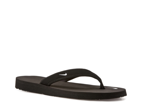 nike celso flip flops brown