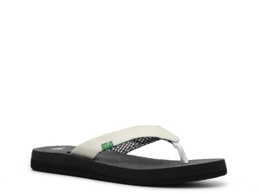 sanuk women's yoga mat wedge flip flop sandal