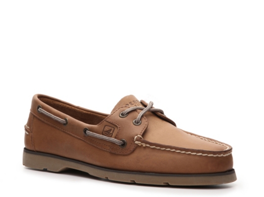 sperry leeward leather boat shoe