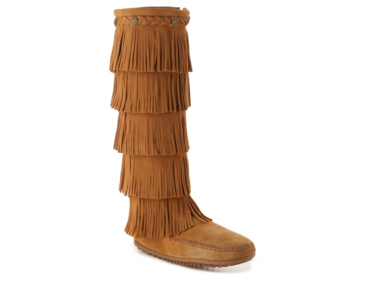 5 Layer Fringe Western Boot Women's Shoes DSW