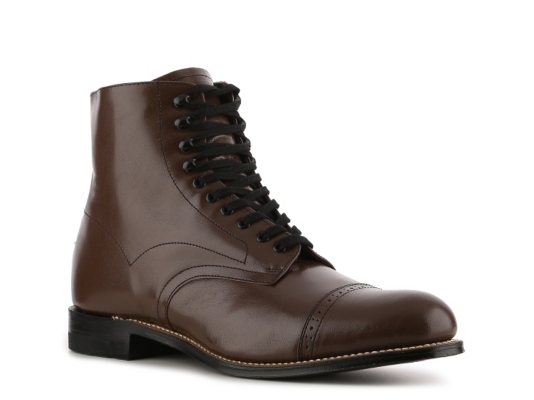 stacy adams men's rafferty cap toe lace up boots