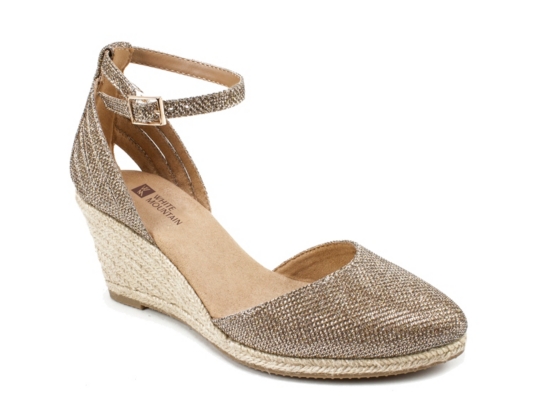 White Mountain Cisco Espadrille Wedge Sandal Women's Shoes DSW