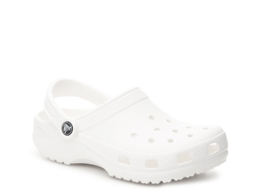 white crocs slippers