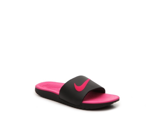 nike kawa slide rose gold