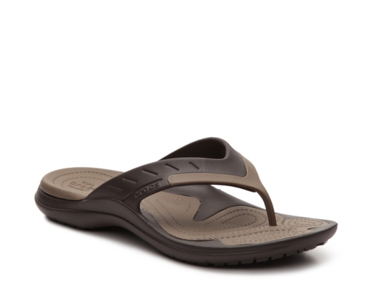 crocs men's modi sport flip flops