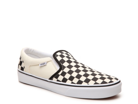 vans asher checkers cheap online