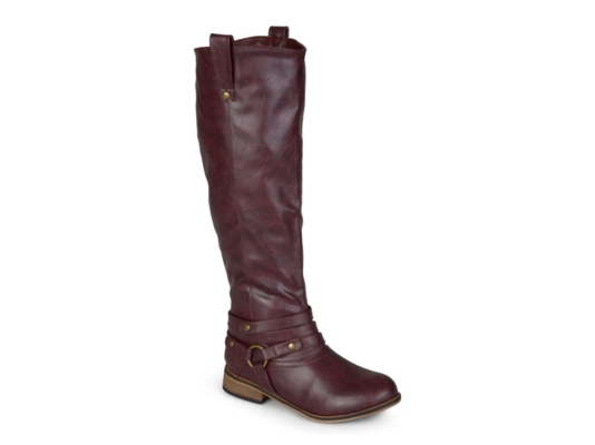 wine colored riding boots