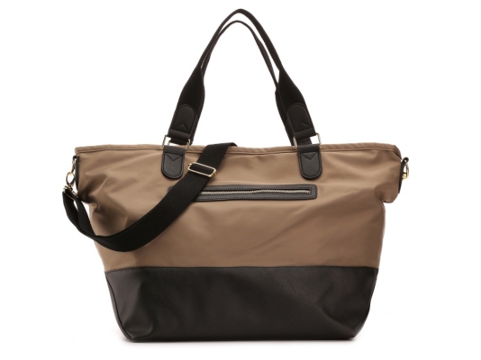 madden girl nylon overnighter tote