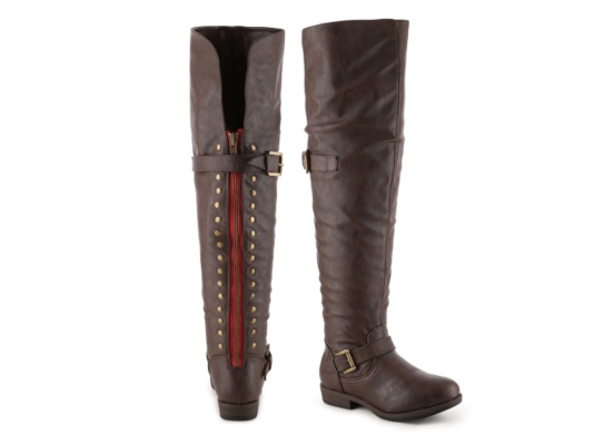 born cricket over the knee boot