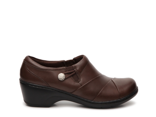 clarks channing ann leather womens casual shoes