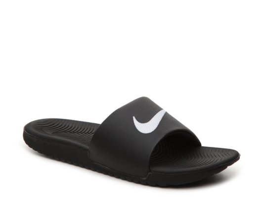 nike kawa slide men's white