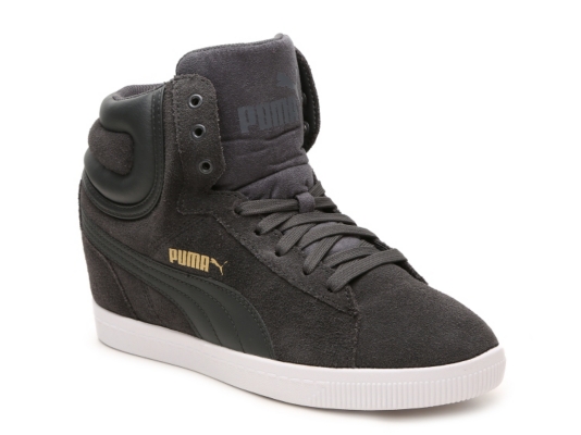 puma women's wedge sneakers