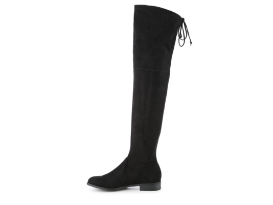 dsw over the knee boots leather