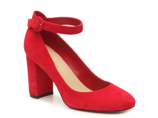 dsw red high heel shoes