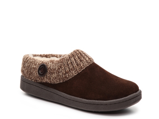 clarks women's knit scuff slipper mule