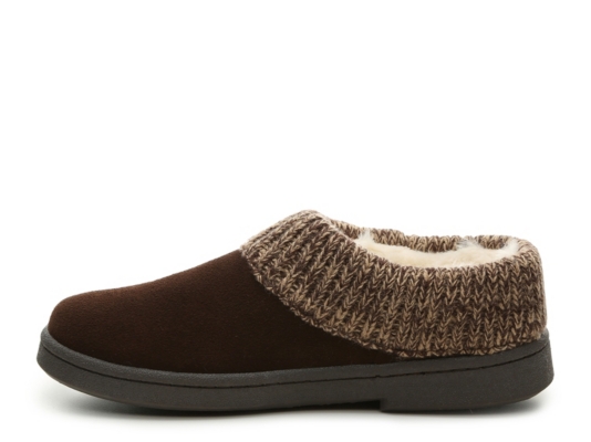 clarks women's knit scuff slipper mule