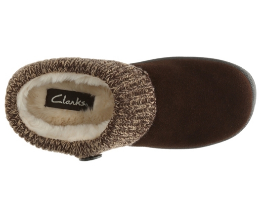 clarks women's knit scuff slipper mule