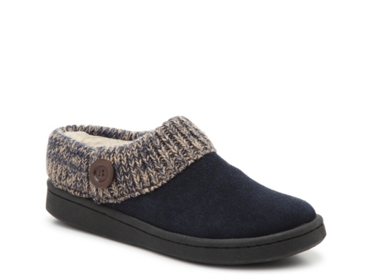 clarks suede scuff slipper