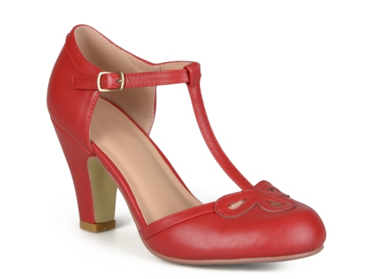 dsw red high heel shoes