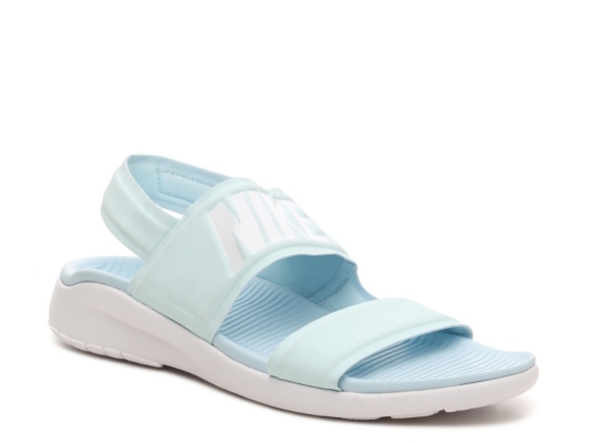 nike tanjun sandals blue