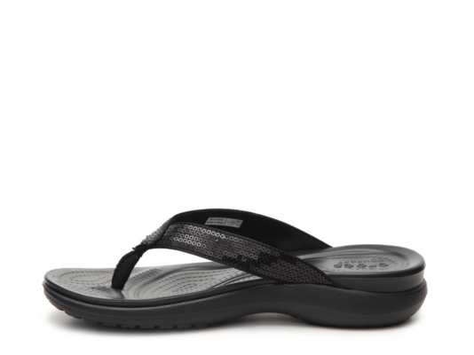 crocs capri v sequin black