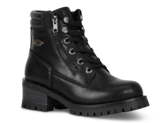zip combat boot