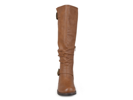 journee collection women's wide calf mount boot