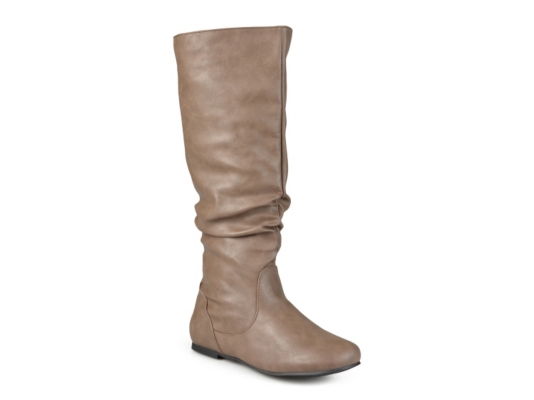 brown extra wide calf boots