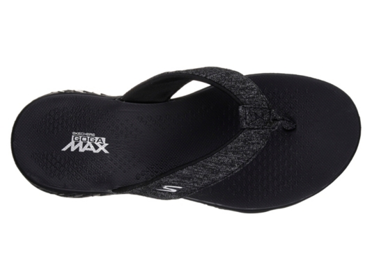 skechers goga max flip flops