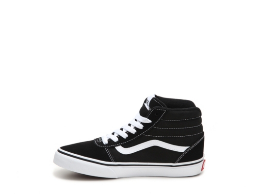 high top black vans kids