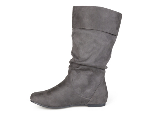 journee collection women's shelley 3 slouch mid calf microsuede boot