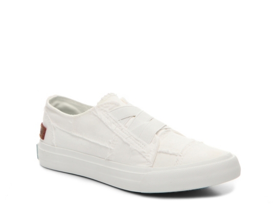 blowfish white slip on sneakers