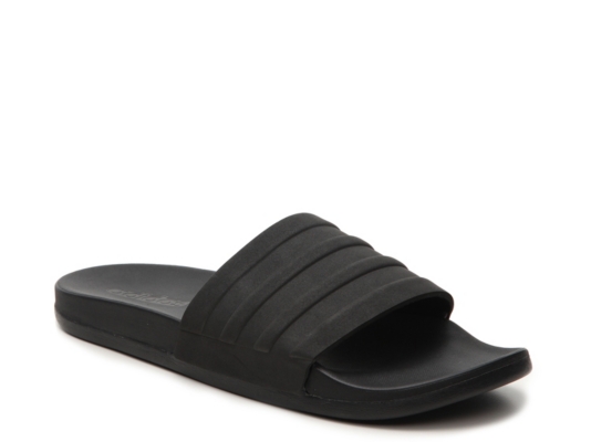 mens black slip on sandals