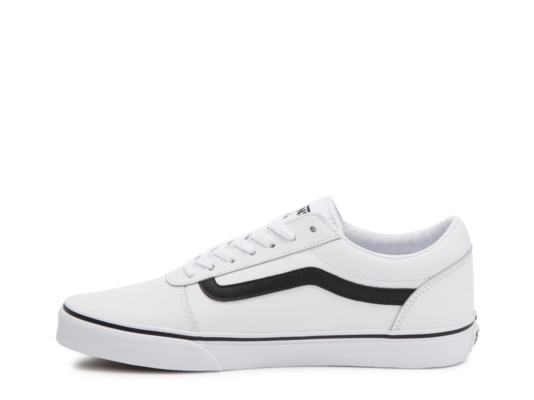 white vans mens leather