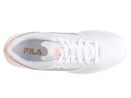 fila sneakers white and gold