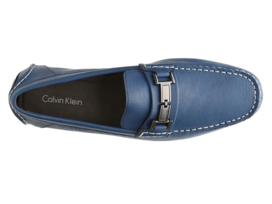 calvin klein magnus weave emboss loafer