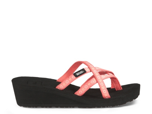 Teva Mush Mandalyn Ola II Wedge Flip Flop Women's Shoes DSW