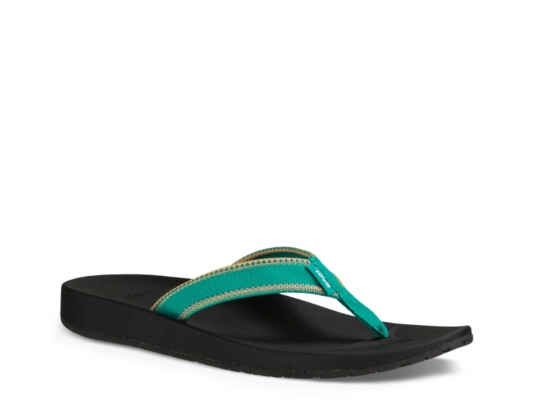 teva azure flip flops