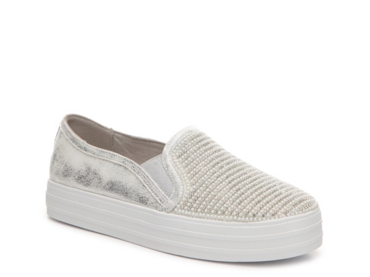 embellished slip on shoes