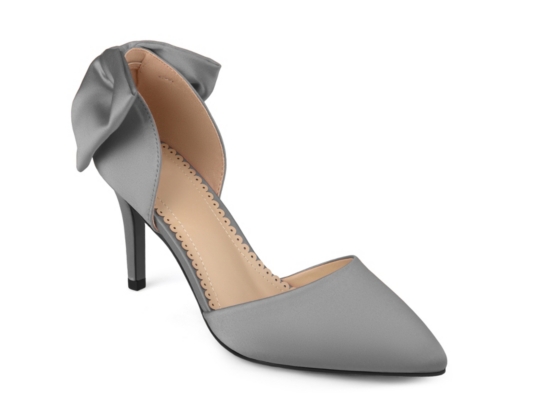 dsw silver high heels