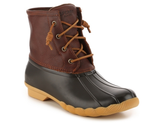 Sperry Top-Sider Saltwater Leather Duck Boot Women's Shoes ...