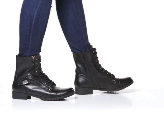 dsw combat boots women's