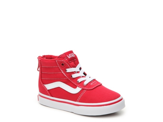 red high top vans for kids