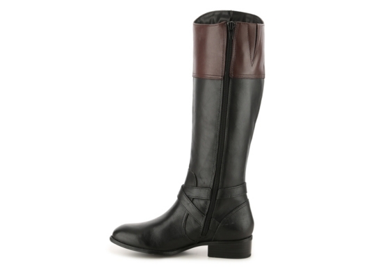 ralph lauren two tone riding boots