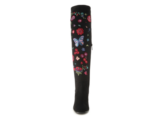 dsw over the knee boots leather