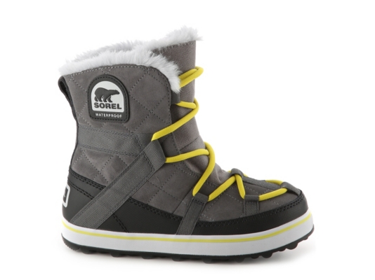 sorel explorer leather snow boots in dark red