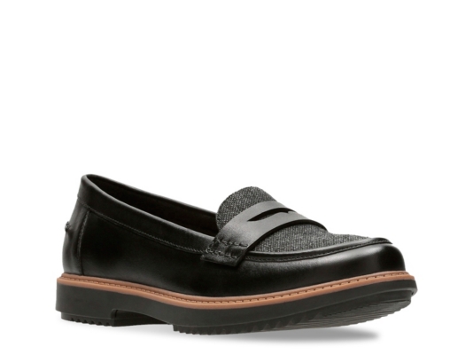 dsw clarks loafers