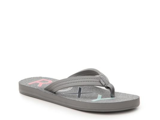 roxy flip flops dsw