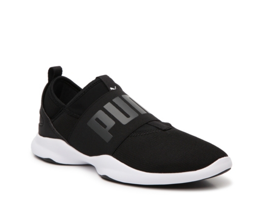 puma slip ons black women