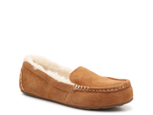 ugg australia scallop suede slipper